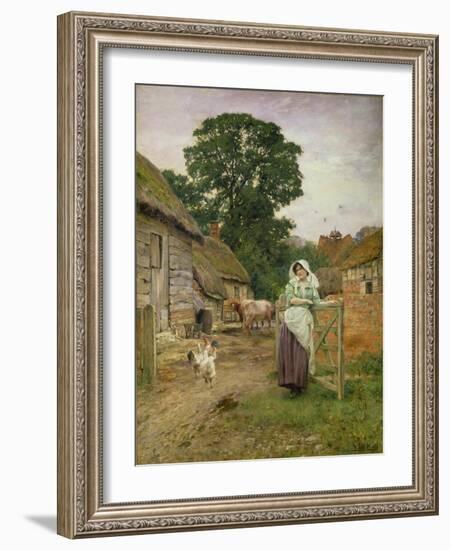 The Milkmaid-Henry John Yeend King-Framed Giclee Print