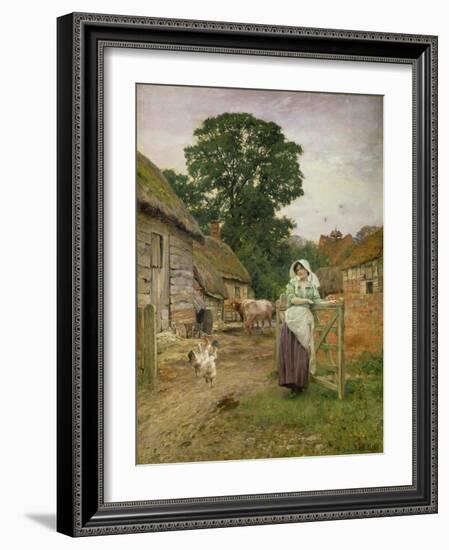 The Milkmaid-Henry John Yeend King-Framed Giclee Print