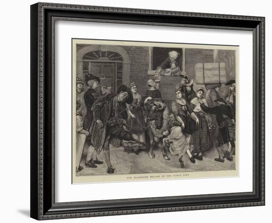 The Milkmaids' May-Day in the Olden Time-Sir James Dromgole Linton-Framed Giclee Print