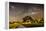 The Milky Way and the Tree Stand Alone and Road-a aizat-Framed Premier Image Canvas