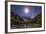 The Milky Way and Waxing Cresent Moon over Mount Chenrezig in China-Stocktrek Images-Framed Photographic Print