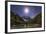 The Milky Way and Waxing Cresent Moon over Mount Chenrezig in China-Stocktrek Images-Framed Photographic Print