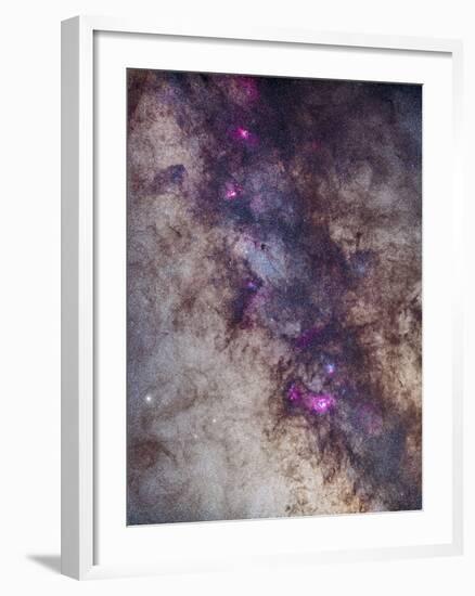 The Milky Way around the Small Sagittarius Star Cloud-Stocktrek Images-Framed Photographic Print