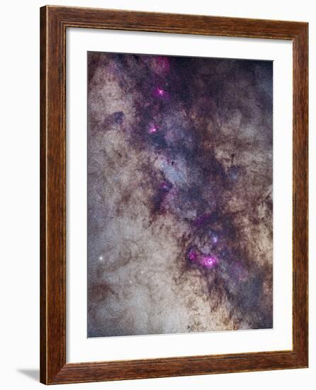 The Milky Way around the Small Sagittarius Star Cloud-Stocktrek Images-Framed Photographic Print