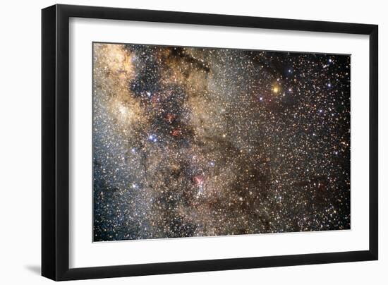 The Milky Way In the Constellation of Scorpius-John Sanford-Framed Photographic Print