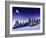 The Milky Way over the Winter Mountains Landscape. Carpathian, Ukraine, Europe. Beauty World.-Leonid Tit-Framed Photographic Print