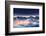 The Milky Way over the Winter Mountains Landscape. Europe. Creative Collage. Beauty World.-Leonid Tit-Framed Photographic Print