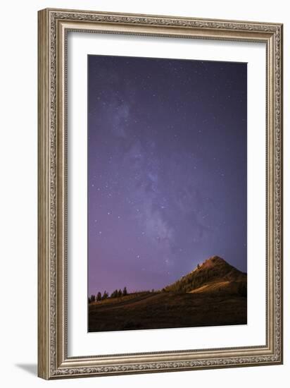 The Milky Way The "Big M" In Uptown Butte, Montana-Austin Cronnelly-Framed Photographic Print