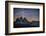 The Milky Way with its Stars Appear in a Summer Night on the Three Peaks of Lavaredo. Dolomites-ClickAlps-Framed Photographic Print