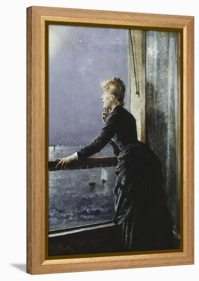 The Milky Way-Alfred Stevens-Framed Premier Image Canvas