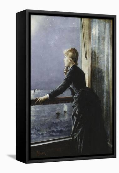 The Milky Way-Alfred Stevens-Framed Premier Image Canvas