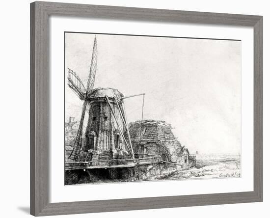 The Mill, 1641-Rembrandt van Rijn-Framed Giclee Print