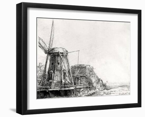 The Mill, 1641-Rembrandt van Rijn-Framed Giclee Print