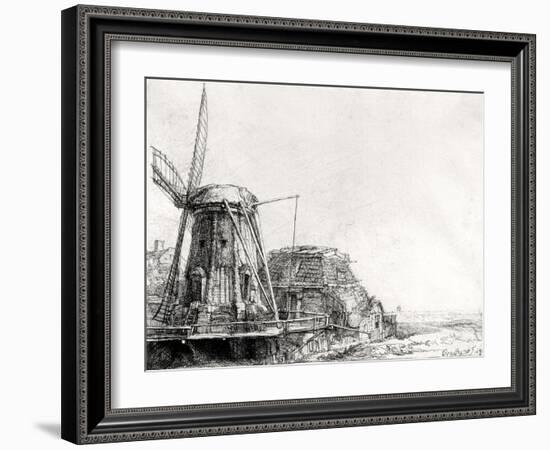 The Mill, 1641-Rembrandt van Rijn-Framed Giclee Print