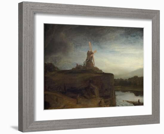 The Mill, 1645- 48-Rembrandt van Rijn-Framed Giclee Print