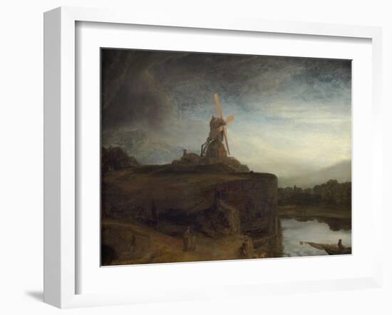 The Mill, 1645- 48-Rembrandt van Rijn-Framed Giclee Print