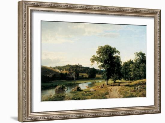 The Mill, 1852-Thomas Worthington Whittredge-Framed Giclee Print