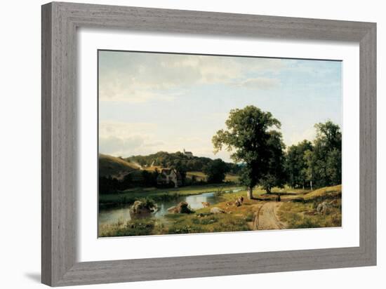 The Mill, 1852-Thomas Worthington Whittredge-Framed Giclee Print