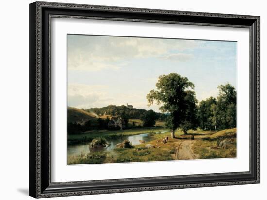 The Mill, 1852-Thomas Worthington Whittredge-Framed Giclee Print