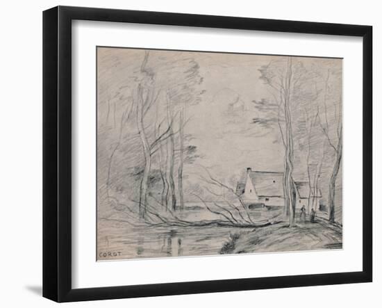 'The Mill at Cuincy', 1871-1872, (1946)-Jean-Baptiste-Camille Corot-Framed Giclee Print