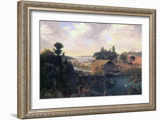 The Mill at Lanesville, 1849-Fitz Henry Lane-Framed Giclee Print