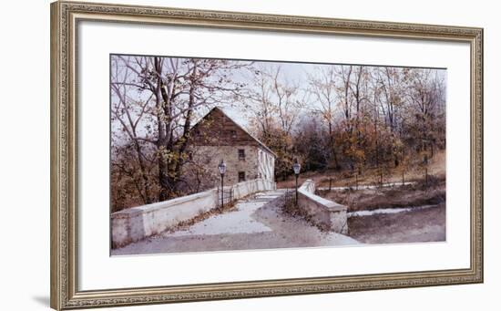 The Mill Bridge-Ray Hendershot-Framed Art Print