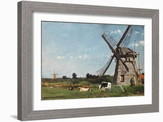 The Mill, Ca. 1873-Jan Hendrik Weissenbruch-Framed Giclee Print