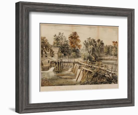 The Mill-Dam at Sleepy Hollow-Mary Cassatt-Framed Giclee Print