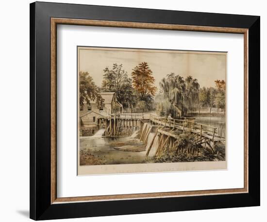 The Mill-Dam at Sleepy Hollow-Mary Cassatt-Framed Giclee Print