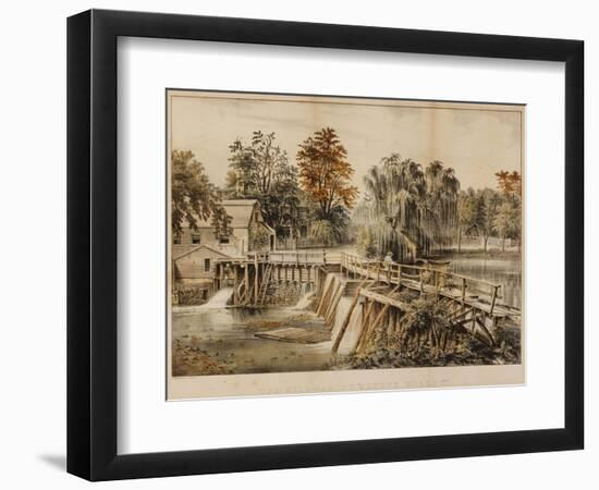 The Mill-Dam at Sleepy Hollow-Mary Cassatt-Framed Giclee Print