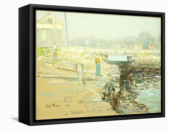 The Mill Dam, Cos Cob, 1903-Childe Hassam-Framed Premier Image Canvas