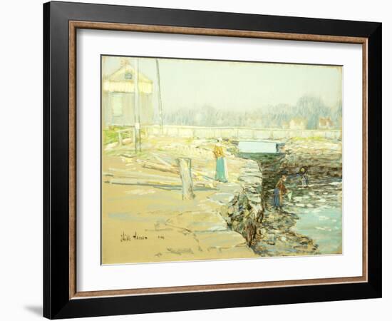 The Mill Dam, Cos Cob, 1903-Childe Hassam-Framed Giclee Print