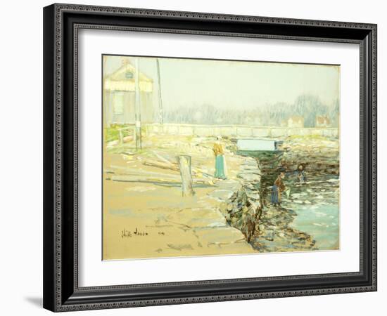 The Mill Dam, Cos Cob, 1903-Childe Hassam-Framed Giclee Print