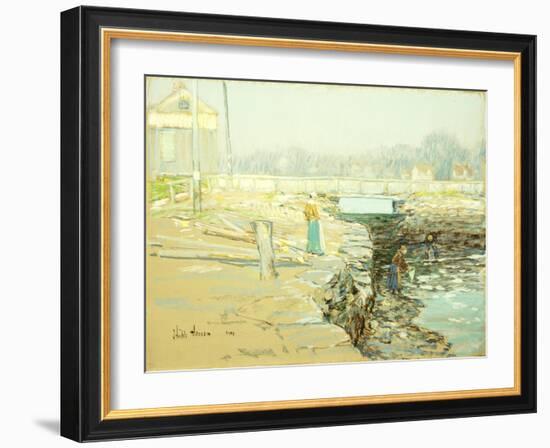 The Mill Dam, Cos Cob, 1903-Childe Hassam-Framed Giclee Print