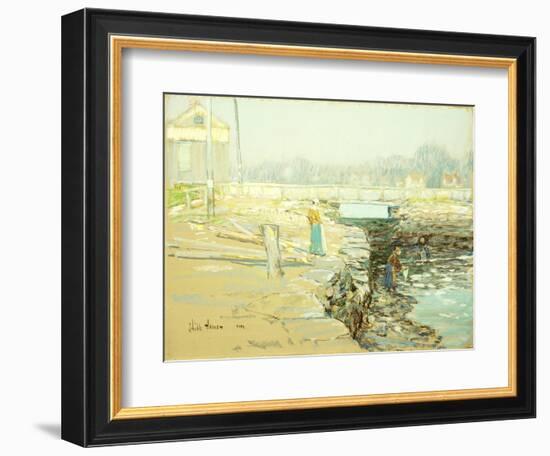 The Mill Dam, Cos Cob, 1903-Childe Hassam-Framed Giclee Print