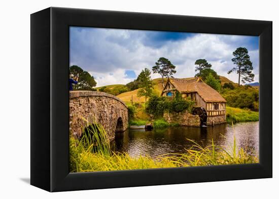 The Mill, Hobbiton, North Island, New Zealand, Pacific-Laura Grier-Framed Premier Image Canvas