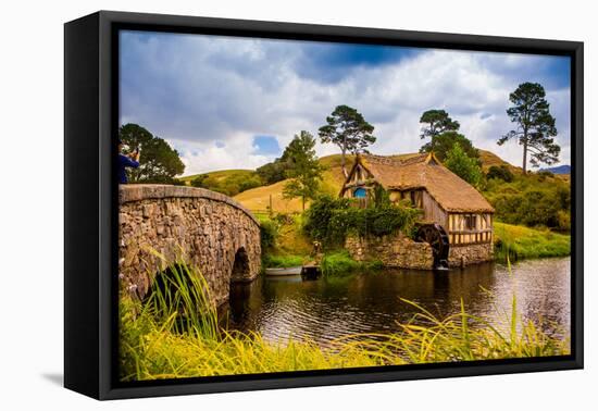 The Mill, Hobbiton, North Island, New Zealand, Pacific-Laura Grier-Framed Premier Image Canvas