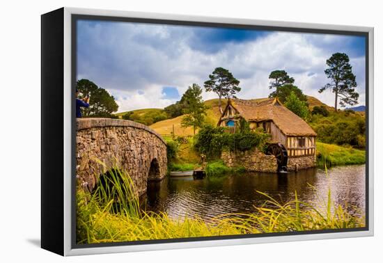 The Mill, Hobbiton, North Island, New Zealand, Pacific-Laura Grier-Framed Premier Image Canvas