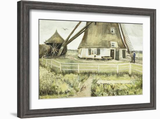 The Mill; Le Moulin, 1881-Vincent van Gogh-Framed Giclee Print