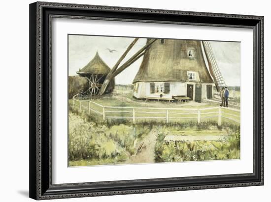 The Mill; Le Moulin, 1881-Vincent van Gogh-Framed Giclee Print