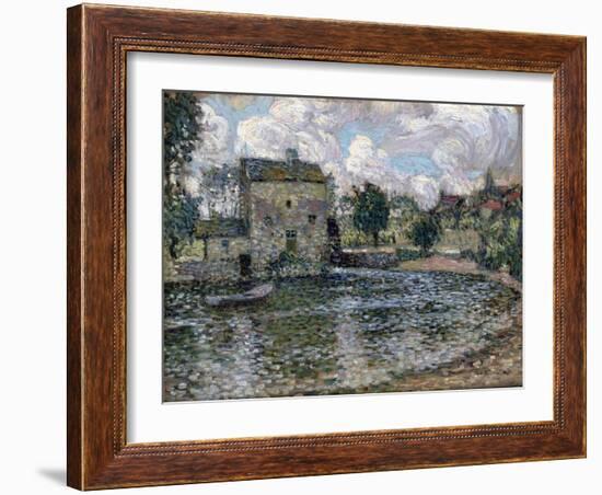 The Mill, Montreuil-Bellay, 1914-Henri Eugene Augustin Le Sidaner-Framed Giclee Print