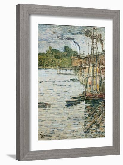 The Mill Pond, Cos Cob, Connecticut, 1902-Jean-Baptiste-Camille Corot-Framed Giclee Print