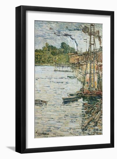 The Mill Pond, Cos Cob, Connecticut, 1902-Jean-Baptiste-Camille Corot-Framed Giclee Print