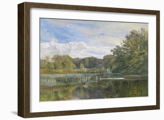 The Mill Pond, Evelyn Woods, 1860-George Vicat Cole-Framed Giclee Print