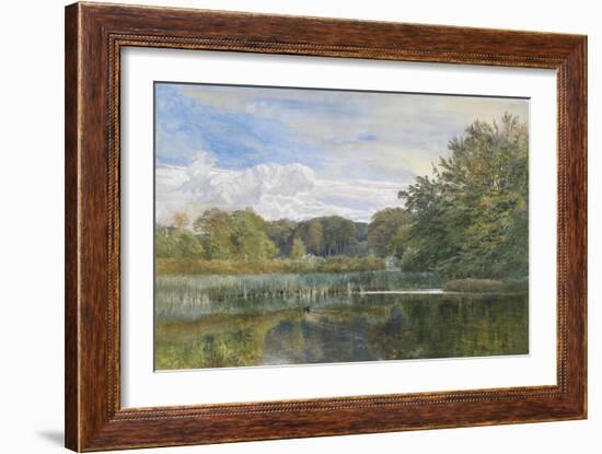 The Mill Pond, Evelyn Woods, 1860-George Vicat Cole-Framed Giclee Print