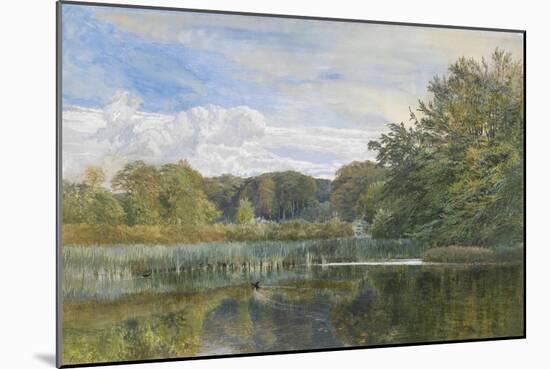 The Mill Pond, Evelyn Woods, 1860-George Vicat Cole-Mounted Giclee Print