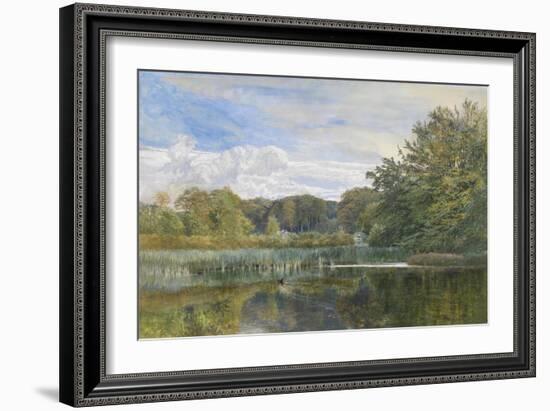 The Mill Pond, Evelyn Woods, 1860-George Vicat Cole-Framed Giclee Print