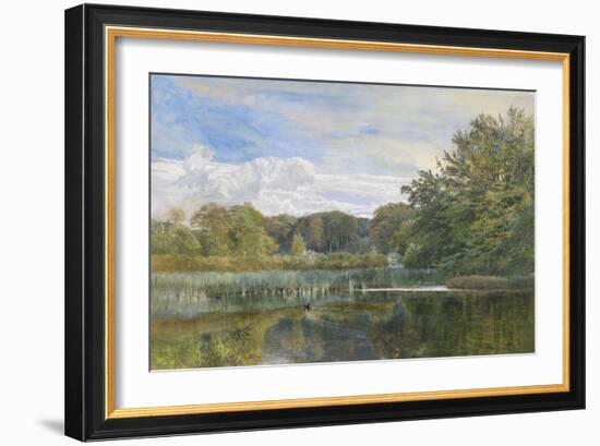 The Mill Pond, Evelyn Woods, 1860-George Vicat Cole-Framed Giclee Print