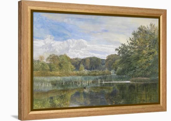 The Mill Pond, Evelyn Woods, 1860-George Vicat Cole-Framed Premier Image Canvas