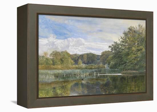 The Mill Pond, Evelyn Woods, 1860-George Vicat Cole-Framed Premier Image Canvas